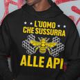 Apicoltura Apiario L'uomo Che Sussurra Alle Api Apicoltore Felpa con cappuccio Regalos divertidos