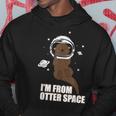 Astronauta Lontra Divertente I'm From Otter Space Felpa con cappuccio Regalos divertidos