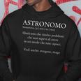 Astronomo Definizione Dizionario Divertente Definition Felpa con cappuccio Regalos divertidos
