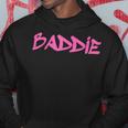 Baddie Estetica Pink Graffiti Baddies Fandom Felpa con cappuccio Regalos divertidos
