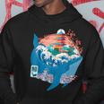 Ballena Japonesa Gran Ola Kanagawa Japón Arteintage Sudadera Regalos divertidos