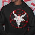 Baphomet Satana Lucifero Belzébuth Felpa con cappuccio Regalos divertidos
