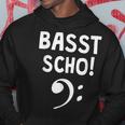 Basst Scho Bass Guitar Bassist Kapuzenpullover Lustige Geschenke