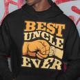 Best Uncle Ever Fist Bump Felpa con cappuccio Regalos divertidos