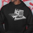 Bianco E Nero Drum Machine&Midi Keybord Hip Hop Boom Bap Felpa con cappuccio Regalos divertidos