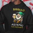 Birrolo NanoAstemio Non Praticante Birra Alcool Felpa con cappuccio Regalos divertidos