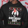 Birthday Boy Jesus Gesù Brutto Maglione Di Natale Meme Felpa con cappuccio Regalos divertidos