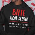 Bitte Nicht Rreden Ich Star O S Kapuzenpullover Lustige Geschenke