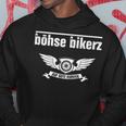 Böhse Bikerz Auf Gute Kurven Kapuzenpullover Lustige Geschenke