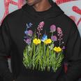 Botanical Field With Wild Flowers Butterfly Nature Lovers Hoodie Personalized Gifts