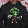 Broccoli Bodybuilding Allenamento Palestra Sollevatore Pesi Divertente Felpa con cappuccio Regalos divertidos