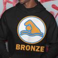 Bronze Prüfung Bestanden Swimming Badge Bronze Swimmer S Kapuzenpullover Lustige Geschenke