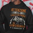 Cacciatori Cacciatore Cinghiale Caccia Divertente Felpa con cappuccio Regalos divertidos