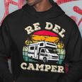 Camperista Re Del Camper Campeggio Felpa con cappuccio Regalos divertidos