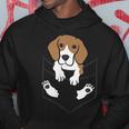 Cane Beagle In The Pocket Beagle Felpa con cappuccio Regalos divertidos