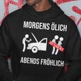 Car Mechanic Mechatronics Ölich Abends Happy Kapuzenpullover Lustige Geschenke