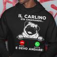 Carlino Animale Cane Pug Felpa con cappuccio Regalos divertidos