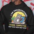 Cat Programmatore Programmazione Coder Codifica Regalo Felpa con cappuccio Regalos divertidos