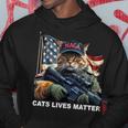 Cats Life Important Trump 2024 Cat Maga Kapuzenpullover Lustige Geschenke