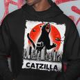 Catzilla Kitten And Cat Kapuzenpullover Lustige Geschenke