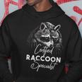 Certified Raccoon Specialist Felpa con cappuccio Regalos divertidos