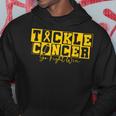Childhood Cancer Awareness Tackle Childhood Cancer Football Hoodie Unique Gifts