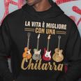 Chitarrista Divertente Laita È Migliore Con Una Chitarra Felpa con cappuccio Regalos divertidos