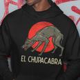 Chupacabra Criptide Criptozoologia Citazione Divertente Chupacabra Felpa con cappuccio Regalos divertidos
