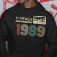 Classic 1989Intage Birthday Cassette Est 1989 Edition Felpa con cappuccio Regalos divertidos
