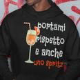 Cocktail Spritz Time Regalo Divertente Aperitivo Italiano Felpa con cappuccio Regalos divertidos