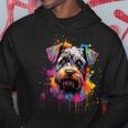 Colourful Miniature Schnauzer Dog Kapuzenpullover Lustige Geschenke