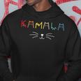 Commala Cat Lettering Positive Cat Letters Hoodie Unique Gifts