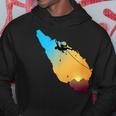 Cool Sunset Rock Climbing Prodotto Climber Bouldering Felpa con cappuccio Regalos divertidos
