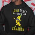 Coole Jungs Essen Bananen Kapuzenpullover Lustige Geschenke