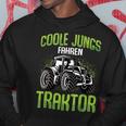 Coole Jungs Fahrtraktor Trecker Ragazzo Bambini Felpa con cappuccio Regalos divertidos