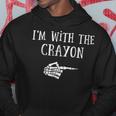 Im With The Crayon Matching Partner Couple Costume Halloween Hoodie Personalized Gifts