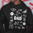 Dad Squared Second Time Dad Math Second Power Father Felpa con cappuccio Regalos divertidos
