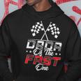Dada Of The Fast One First Birthday Racing Car Family Hoodie Funny Gifts