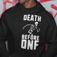 Death Before Dnf Ultrarunning Ultra Trail Runner Regalo Felpa con cappuccio Regalos divertidos