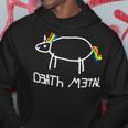 Death Metal Regenbogen Einhorn Metal S-Xxl Kapuzenpullover Lustige Geschenke