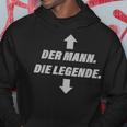 Der Mann Die Legende Sexersauter Slogan Kapuzenpullover Lustige Geschenke