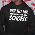 Der Tut Nix Der Will Nur Schorle Pfalz Pfälzer Kapuzenpullover Lustige Geschenke