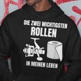 Die Zwei Wichtigsten Rollen In Meinen Leben Kapuzenpullover Lustige Geschenke