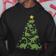 Dinosaur Christmas Tree Dino Trex Dinosaur Lover Christmas Hoodie Unique Gifts