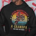 Dirt Bike Never Underestimate A Opa Der Motocross Fahren Kapuzenpullover Lustige Geschenke