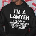 Divertente Con Scritta I'm A Lawyer Felpa con cappuccio Regalos divertidos