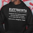 Divertente Detto Maestro Elettricista Definizione Felpa con cappuccio Regalos divertidos