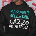Divertente Ironica Non Me Ne Frega Un Cazzo Felpa con cappuccio Regalos divertidos