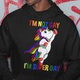 Divertido Lgbtq Super Gay Unicorn Sudadera Regalos divertidos