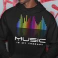 Dj Techno Terapia Musica Equalizzatore Edm Party Felpa con cappuccio Regalos divertidos
